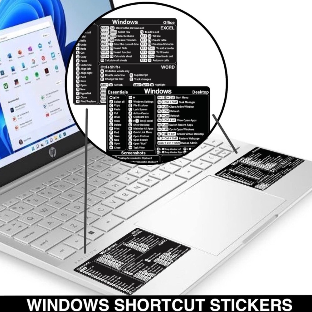 NWT - Windows Computer Shortcut Decal Sticker (Bundle Option to Save) - Picture 3 of 4